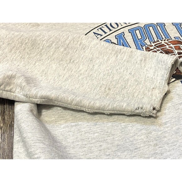 Vtg 1993 UNC Tar Heels Sweatshirt Championship Made In USA Sz Large Basketball - Picture 10 of 15